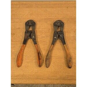 Vintage Nicopress 31-QC Crimping Tool National Telephone Supply Co (lot of 2)